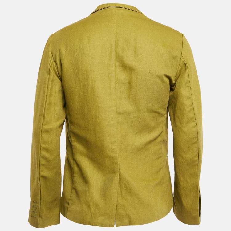 Pre Owned Zadig & Voltaire Green Cotton Drill Veryh Officer Blazer XL