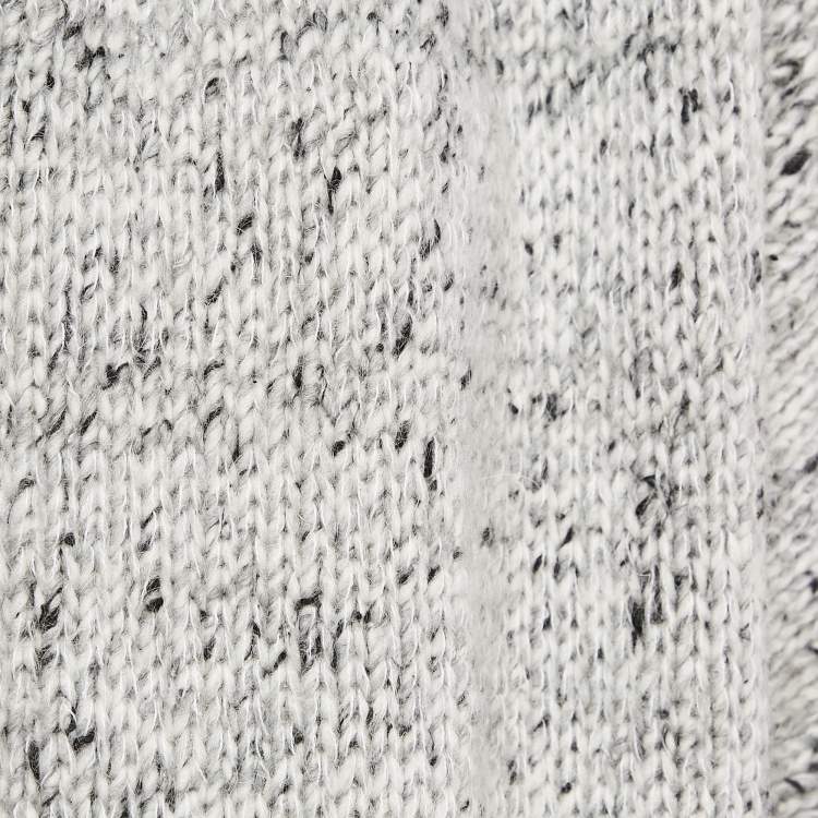 Pre Owned Zadig & Voltaire Grey Knit Open Front Cardigan XS/S
