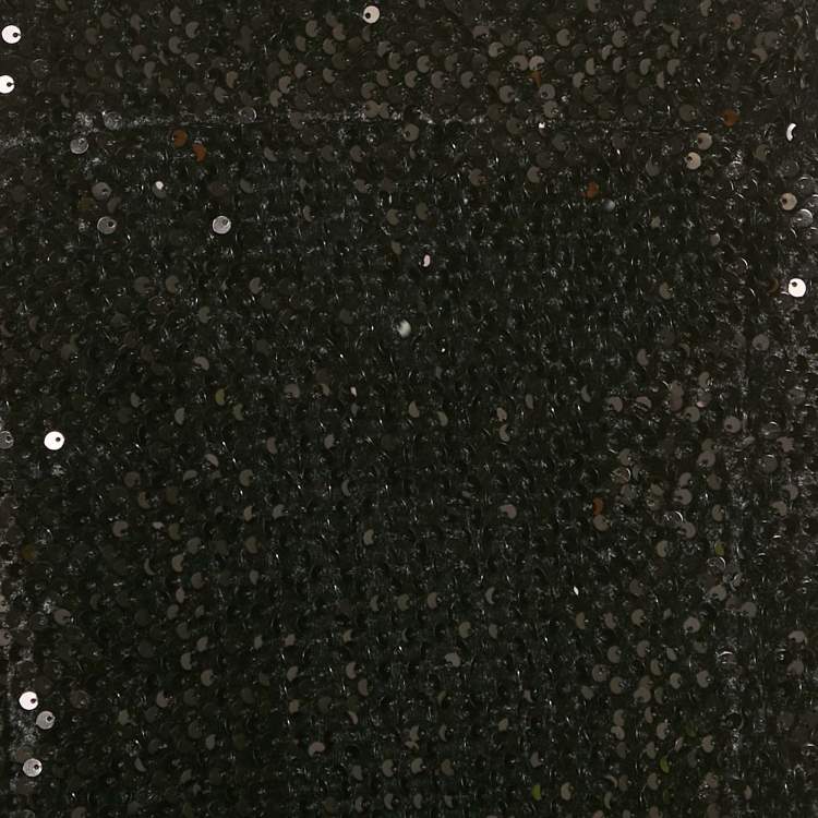 Pre Owned Zadig & Voltaire Black Sequin Raleg Mini Tube Dress M