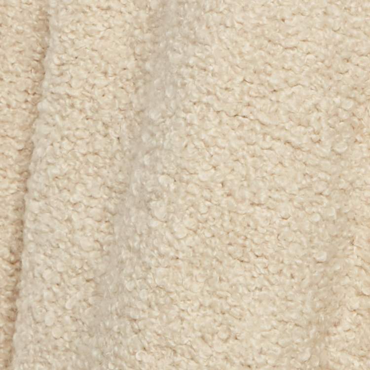 Pre Owned Zadig & Voltaire Cream Boucle Open Front Daphnee Cardigan XS