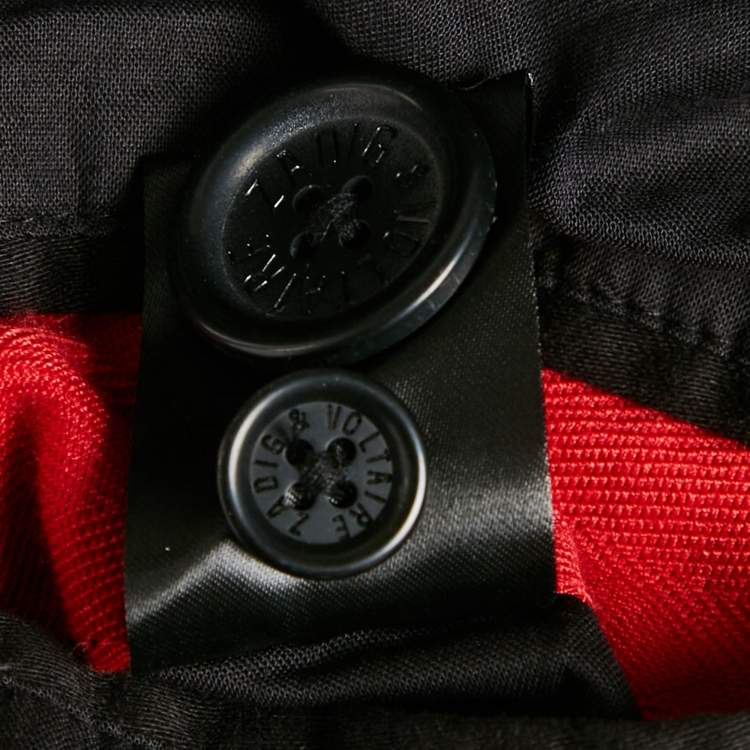 Pre Owned Zadig & Voltaire Black Cotton Kerry Military Jacket XS