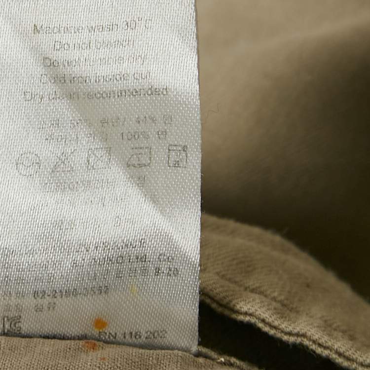 Pre Owned Zadig & Voltaire Beige Linen Blend Plumo Cropped Pants S