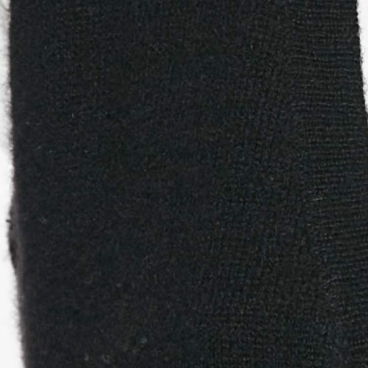 Pre Owned Zadig & Voltaire Black Wings Studded Cashmere Sleeveless Dublin Cardigan S
