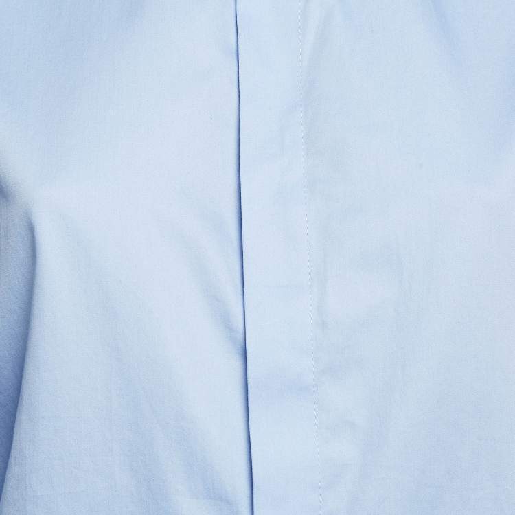 Pre Owned Zadig & Voltaire Blue Cotton Sydney Pop Eco Shirt L