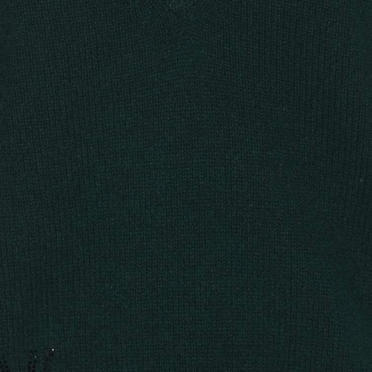 Pre Owned Zadig & Voltaire Green Wool Knit Sweater XS