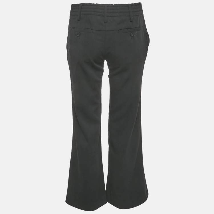 Pre Owned Zadig & Voltaire Deluxe Black Cotton Studded Pako Trousers S