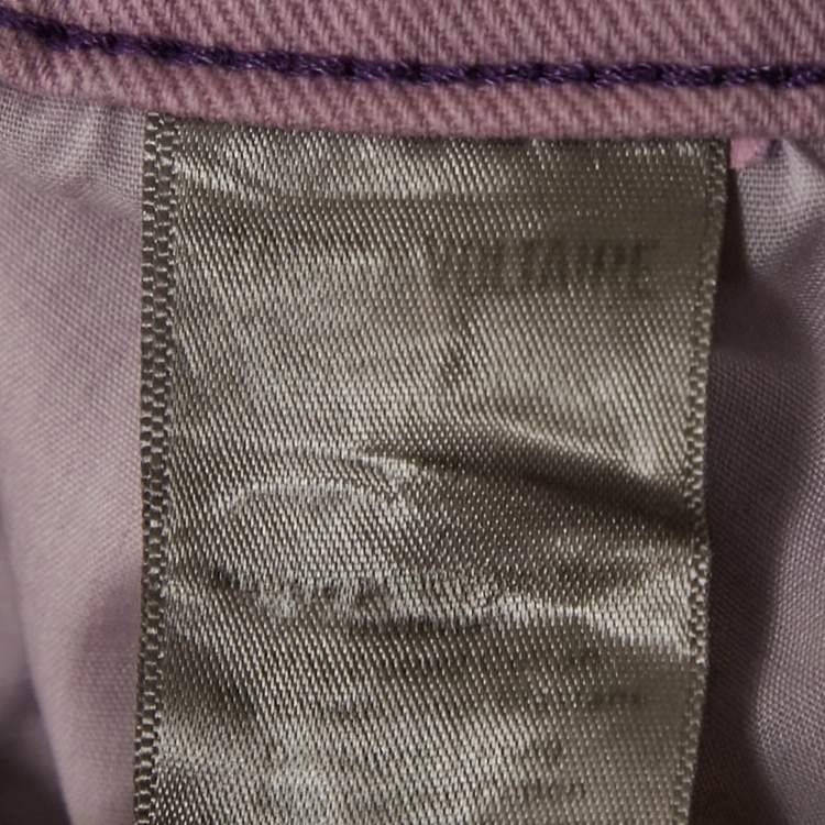 Pre Owned Zadig & Voltaire Purple Denim Flared Jeans M Waist 30"