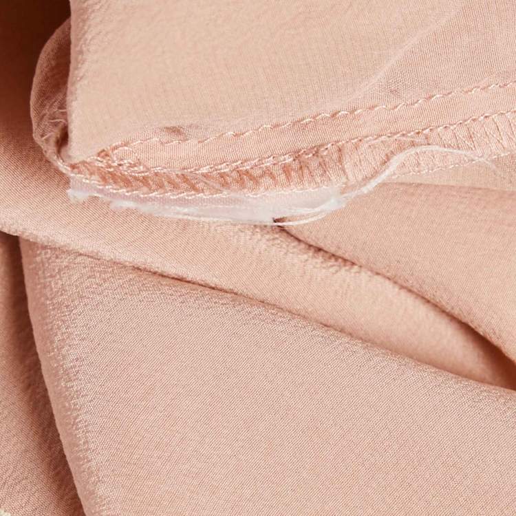 Pre Owned Zadig & Voltaire Pink Silk Lace Trimmed Camisole S