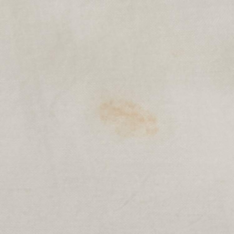 Pre Owned Zadig & Voltaire White Cotton Blend Lace Detail Maxi Dress M