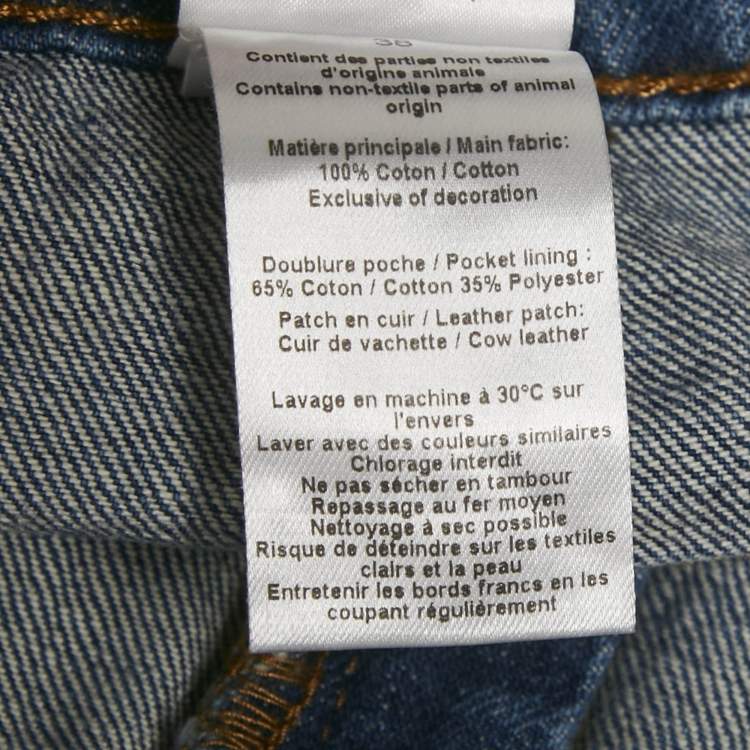 Pre Owned Zadig & Voltaire Blue Denim Juny Skirt M