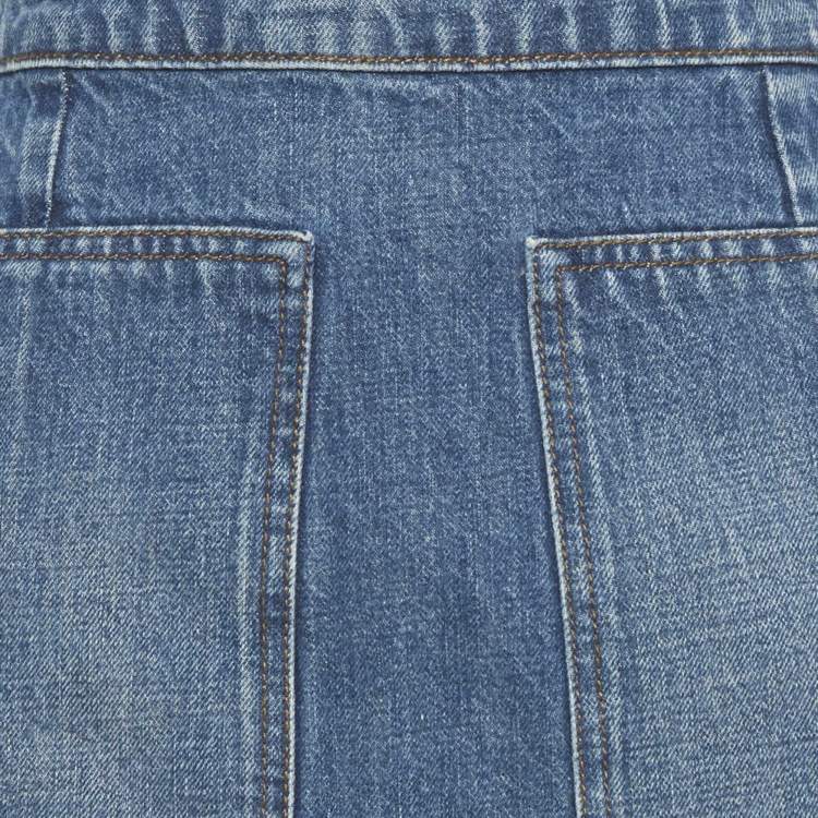 Pre Owned Zadig & Voltaire Blue Denim Juny Skirt M