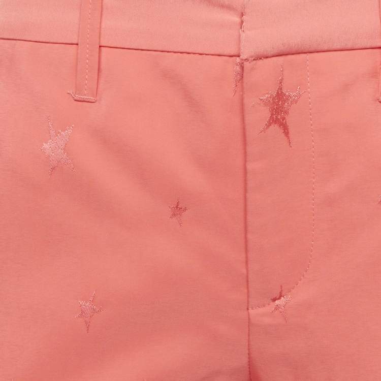 Pre Owned Zadig & Voltaire Deluxe Pink Satin Pomelo Star Deluxe Pant S