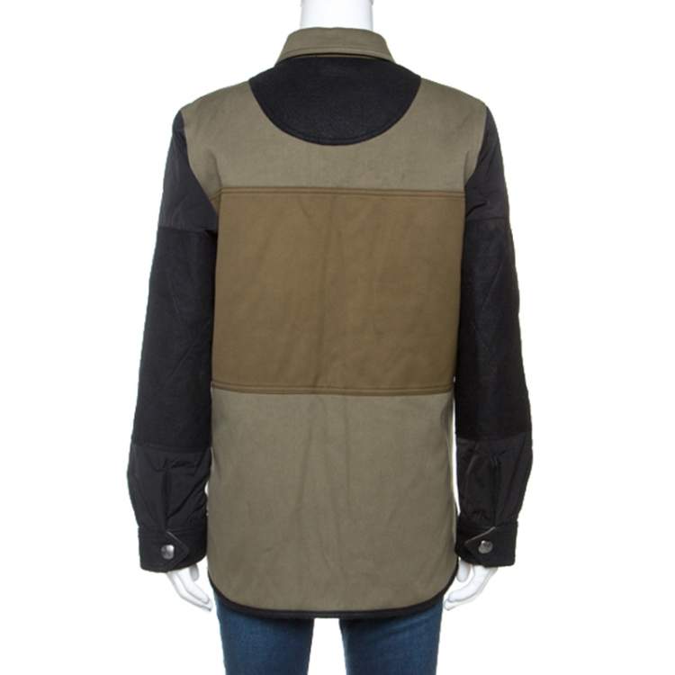 Pre Owned Zadig and Voltaire Green Cotton Timber Patch Jacket M