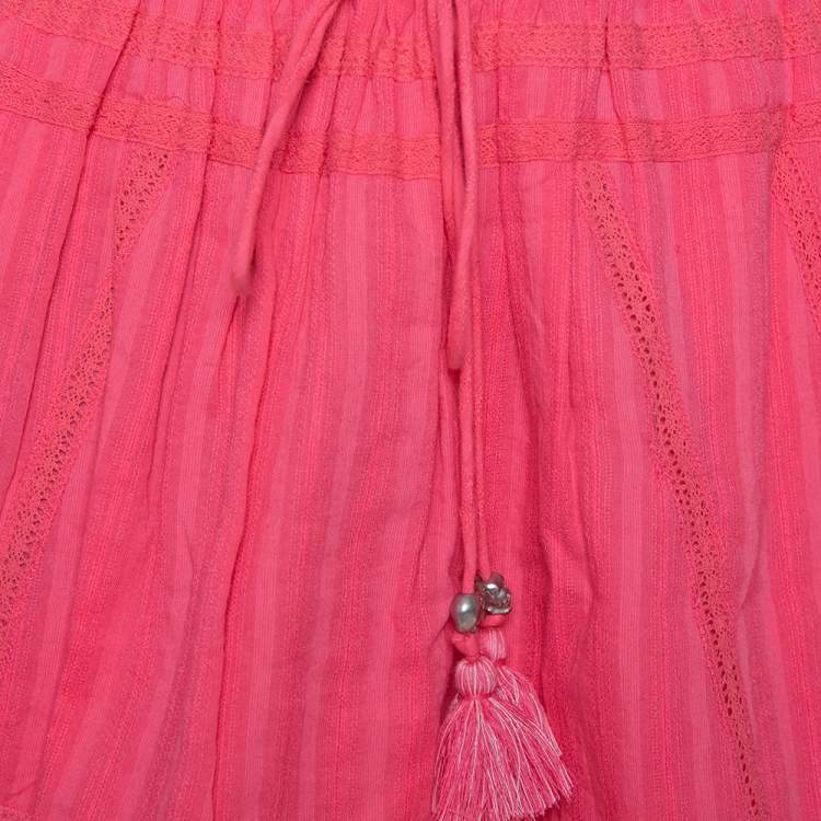Pre Owned Zadig and Voltaire Pink Cotton Joxini Skirt S