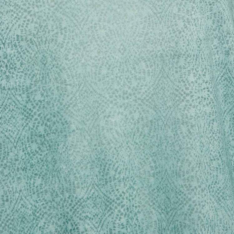 Pre Owned Zadig & Voltaire Mint Green Overdye Lace Knit Mini Dress S