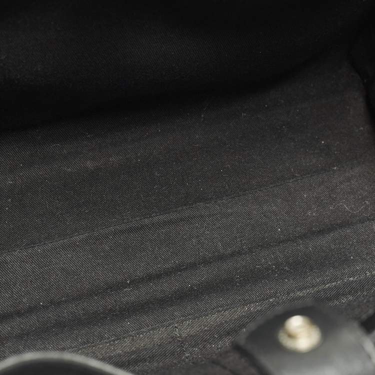 Pre Owned Zadig & Voltaire Candide Embellished Medium Black Leather Tote