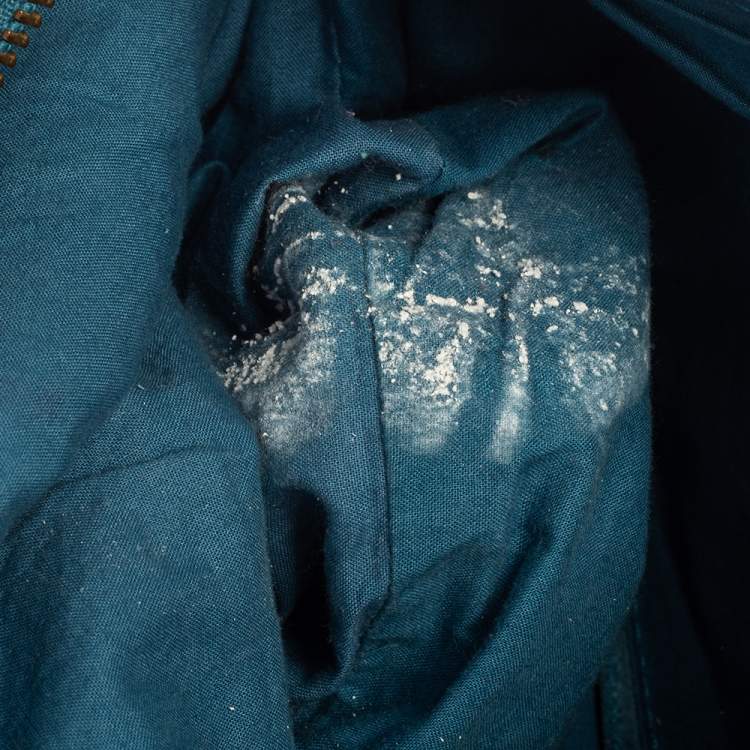 Pre Owned Zadig and Voltaire Blue Suede Clutch