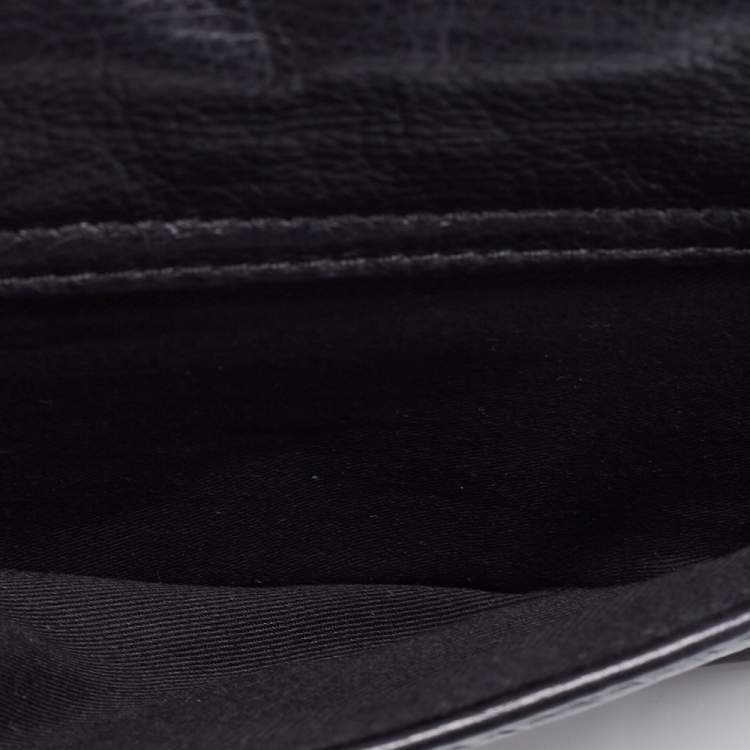 Pre Owned Zadig and Voltaire Black Quilted Leather Continental Wallet