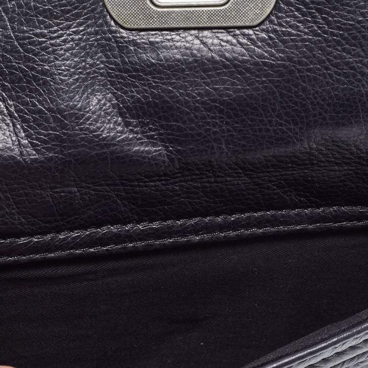 Pre Owned Zadig and Voltaire Black Quilted Leather Continental Wallet