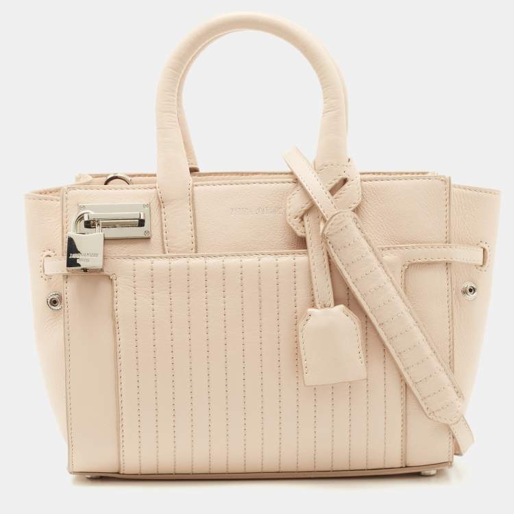 Zadig and Voltaire Light Pink Leather XS Candide Tote Zadig and Voltaire