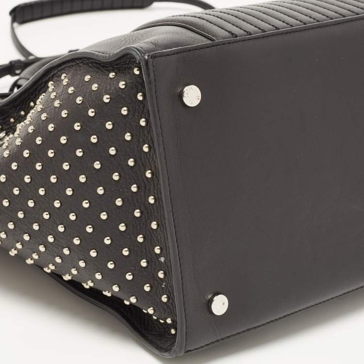 Pre Owned Zadig & Voltaire Black Leather Large Candide Top Handle Bag