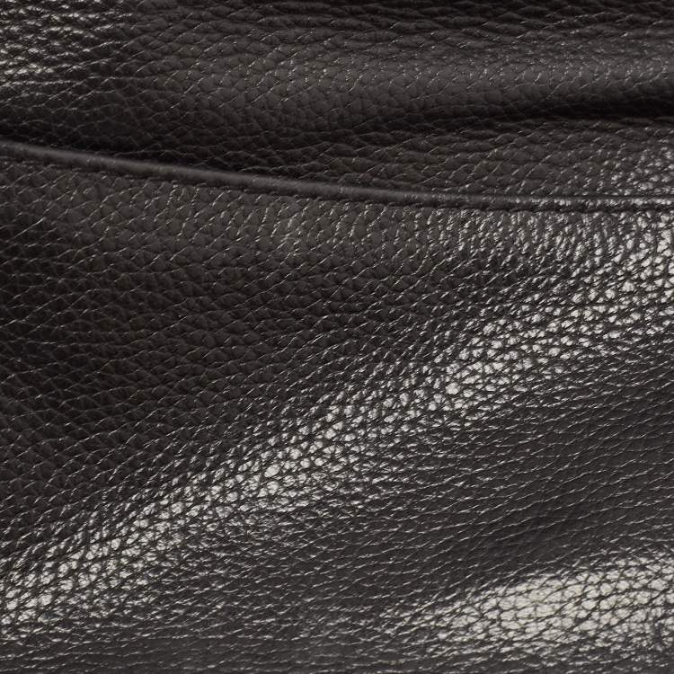 Pre Owned Zadig and Voltaire Black Leather Rock Clutch