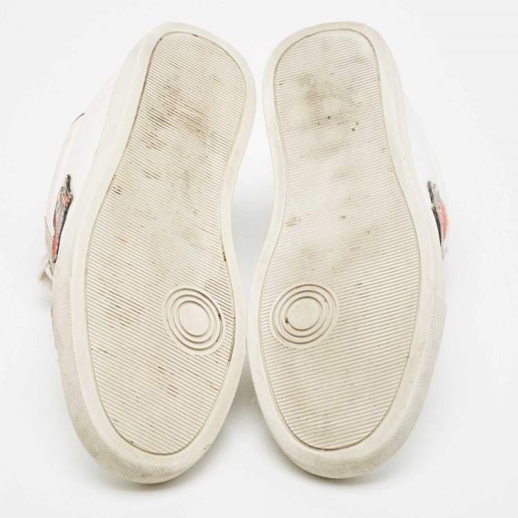 Pre Owned Zadig & Voltaire White Low Top Sneakers Size 38
