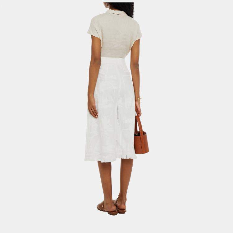 Pre Owned Zimmermann Linen Culottes 3