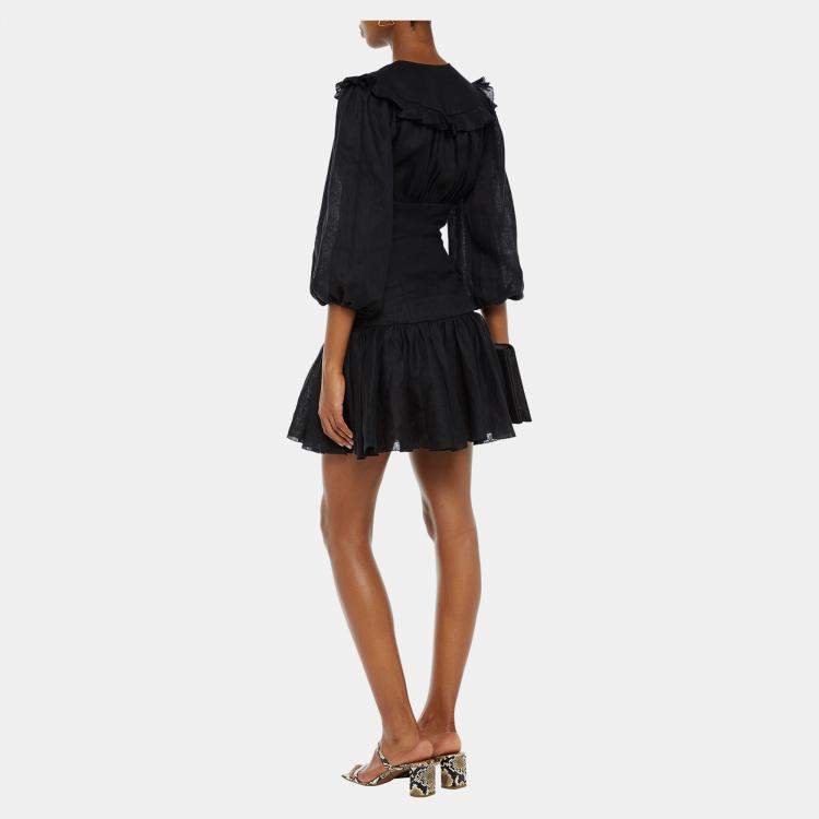 Pre Owned Zimmermann Linen Mini Dress 1