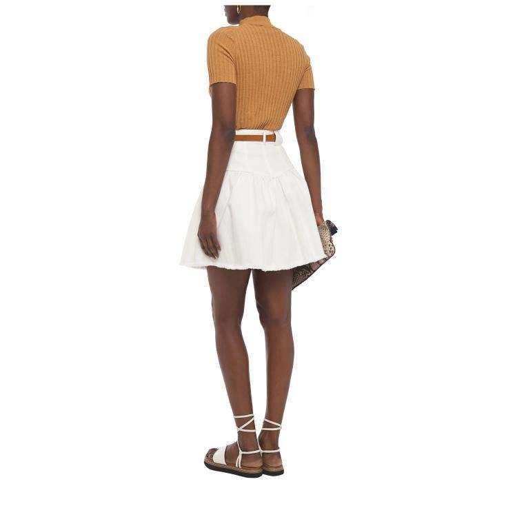مملوكة مسبقًا Zimmermann Cotton Mini Skirt 1