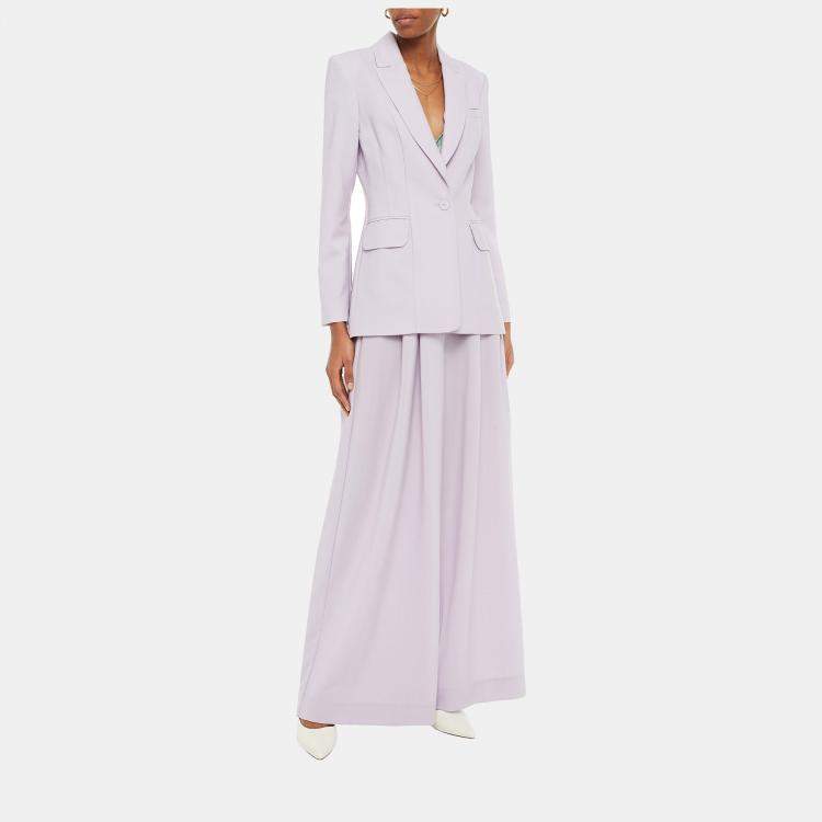Pre Owned Zimmermann Purple Wool Blazer M