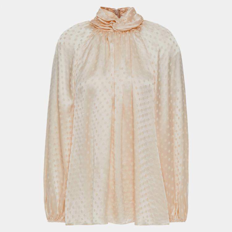 Pre Owned Zimmermann Silk Long Sleeved Top 1