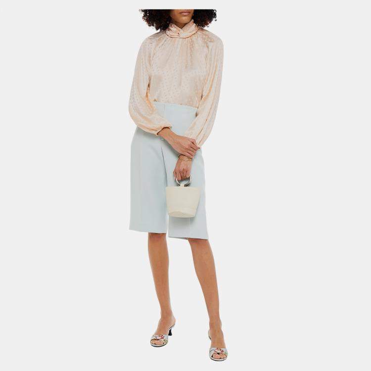 Pre Owned Zimmermann Silk Long Sleeved Top 1