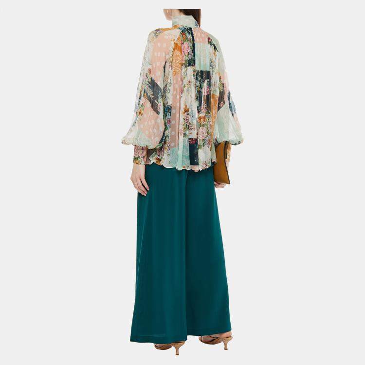 Pre Owned Zimmermann Silk Long Sleeved Top 2