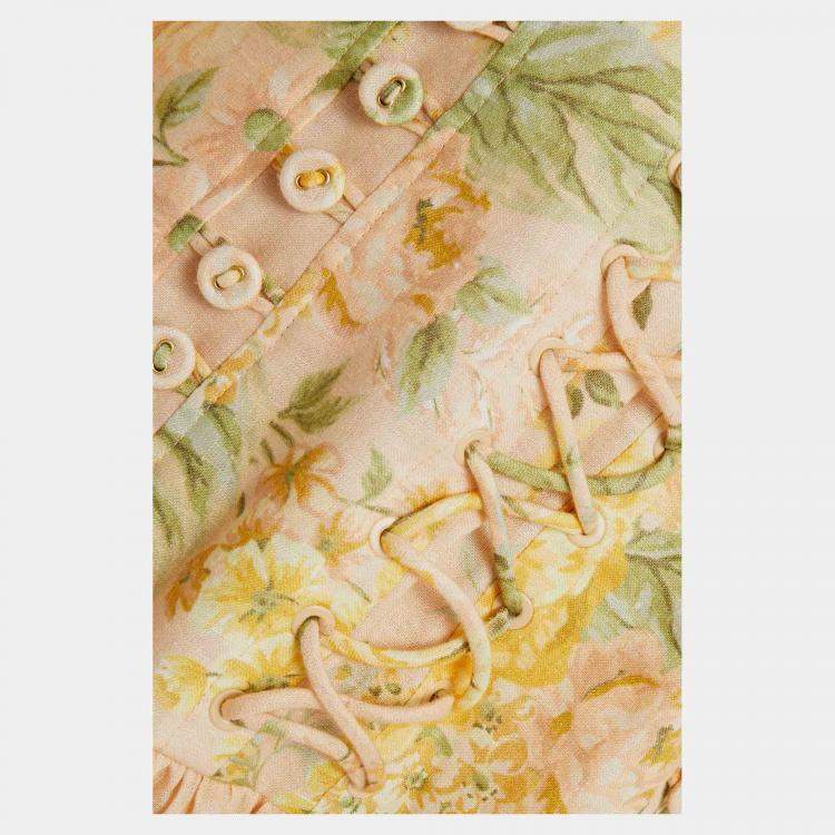 Pre Owned Zimmermann Linen Mini Dress 2