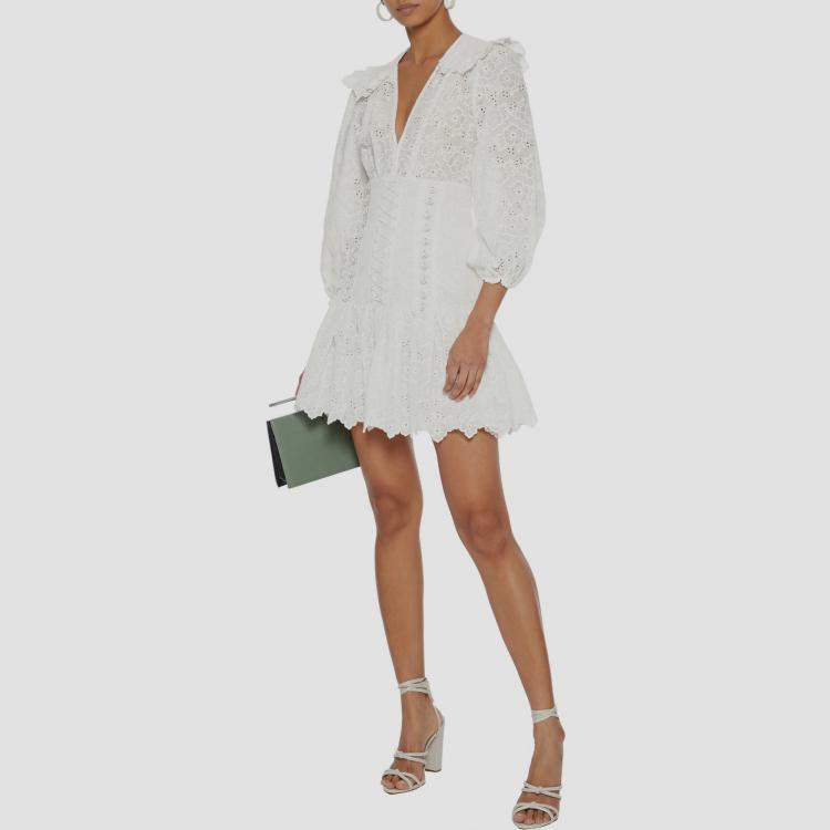 مملوكة مسبقًا Zimmermann Cotton Mini Dress 0