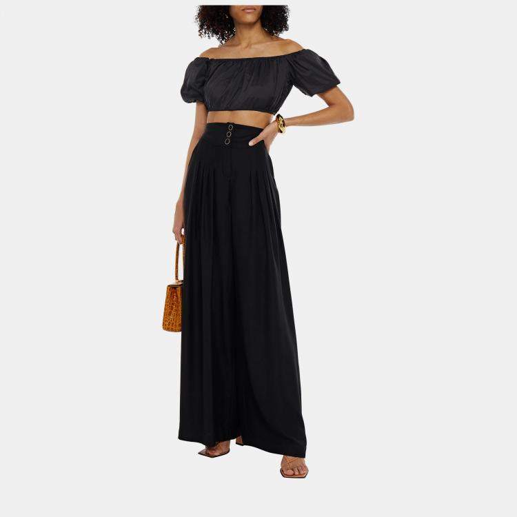 Pre Owned Zimmermann Silk Wide Leg Pants 1
