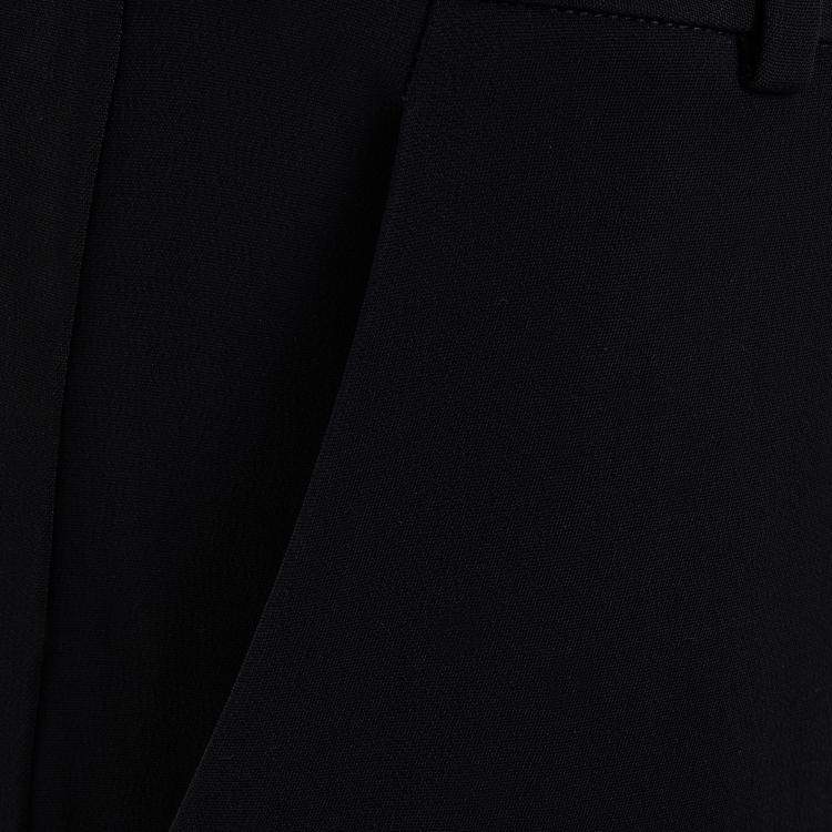 Pre Owned Zimmermann Black Crepe Stovepipe Pants M