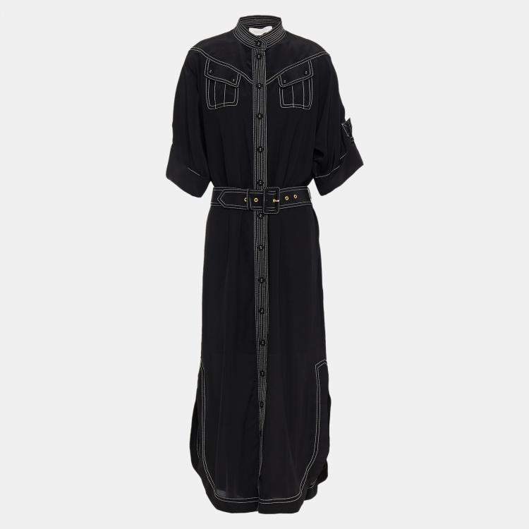 Pre Owned Zimmermann Silk Midi Dress 3