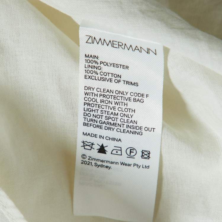 Pre Owned Zimmermann Multicolor Printed Crepe Postcard Pleated Midi Skirt XS
