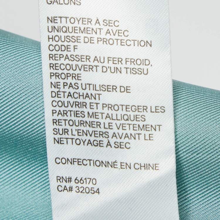 Pre Owned Zimmermann Blue Wool Colorblock Pattern Track Suit Set S