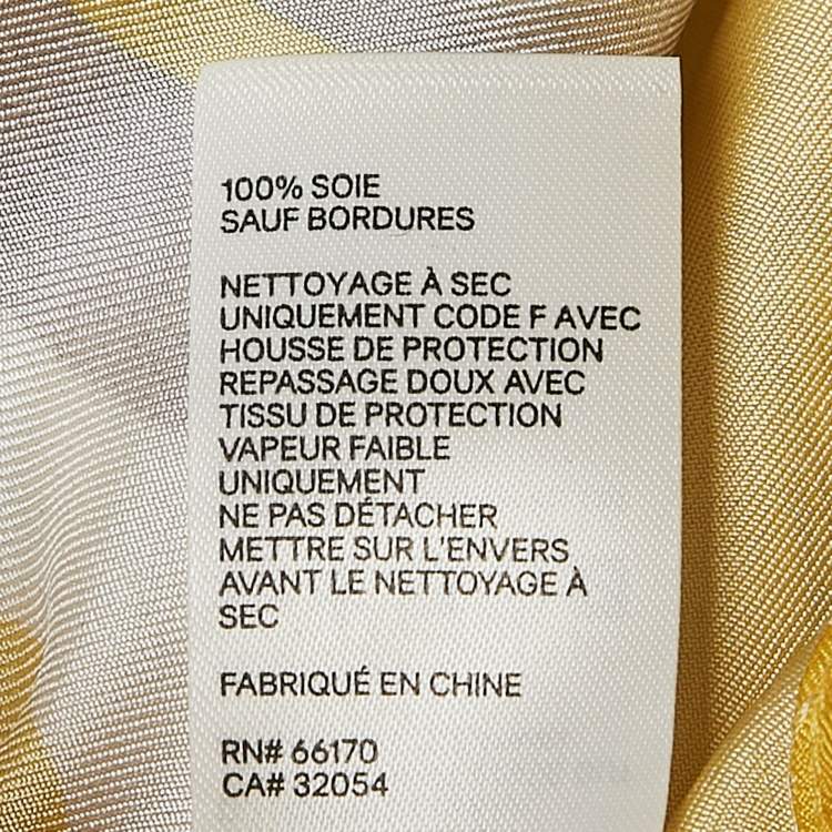 Pre Owned  Zimmermann White/Yellow High Tide Sailboats Print Silk Midi Skirt S