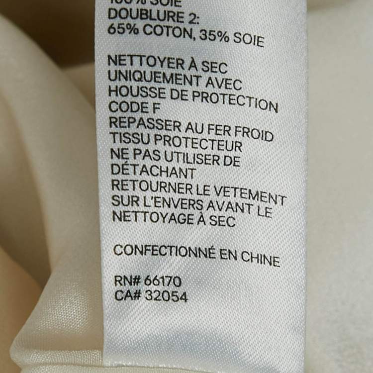 Pre Owned Zimmermann Off-White Polka Dot Print Ruched Strapless Maxi Dress S
