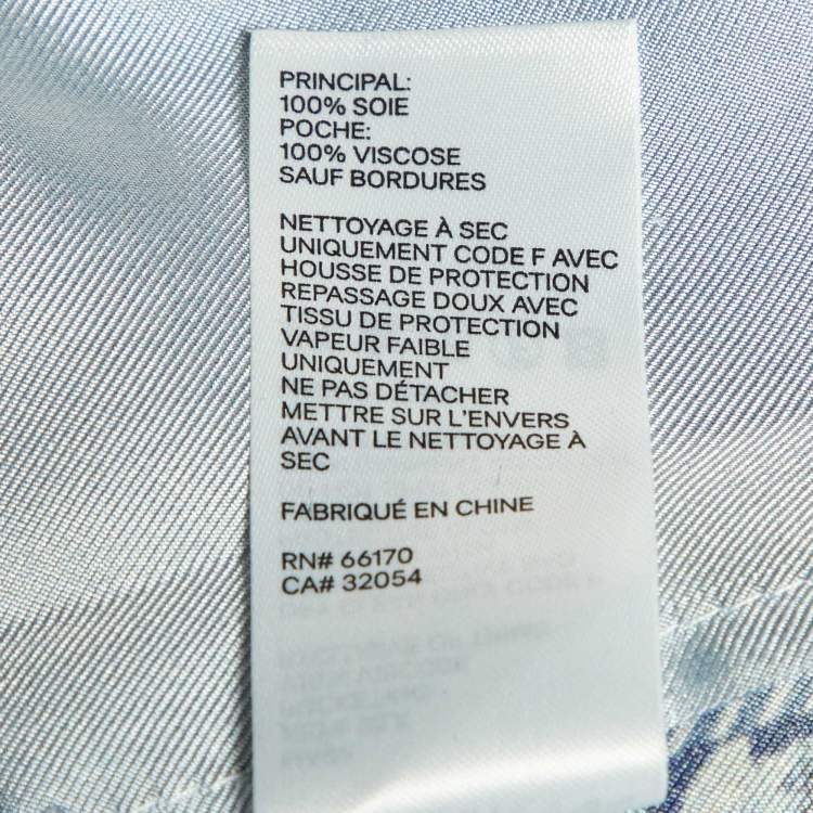 Pre Owned Zimmermann Blue Floral Print Silk Glassy Harem Pants L 