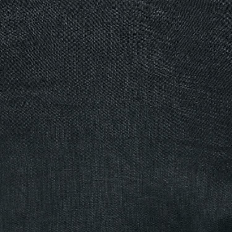 Pre Owned Zimmermann Black Eyelet Lace Trim Linen Midi Dress M