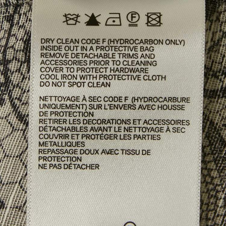 Pre Owned Zimmermann Off-Linen Printed Linen and Silk Button Front Blouse XL