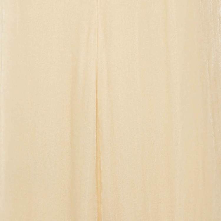 مملوكة مسبقًا Zimmermann Cream Velvet Maxi Dress S