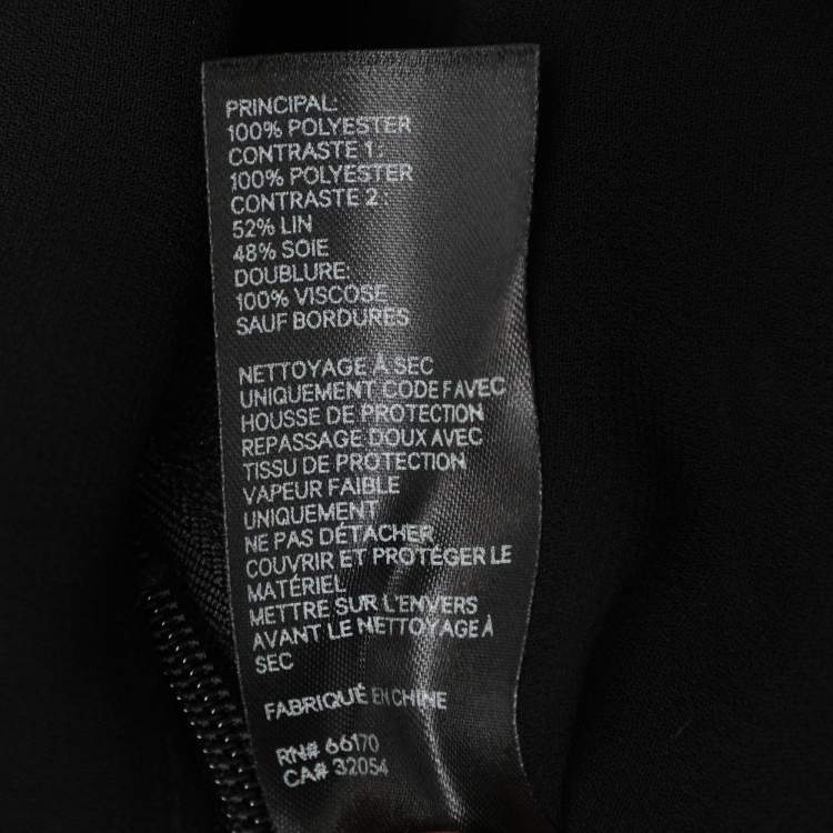 Pre Owned Zimmermann Black Tulle Rhythmic Fluted Mini Dress M