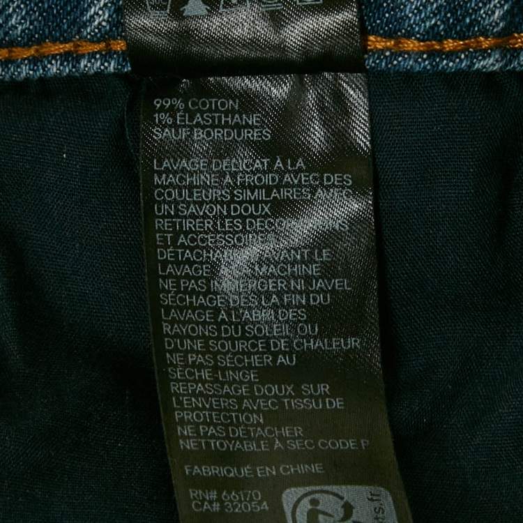 Pre Owned Zimmermann Blue Cotton Wide Leg Jean M