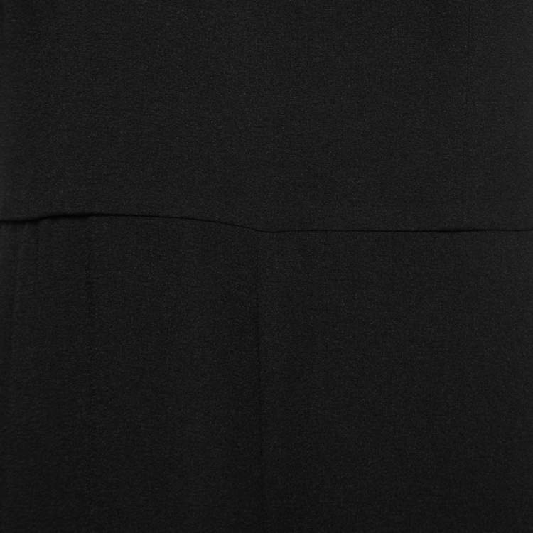 مملوكة مسبقًا Zimmermann Black Crepe Wide Leg Halter Neck Jumpsuit L